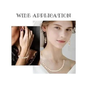 BENECREAT 80pcs 4Sizes18K chapado en oro cuentas_4