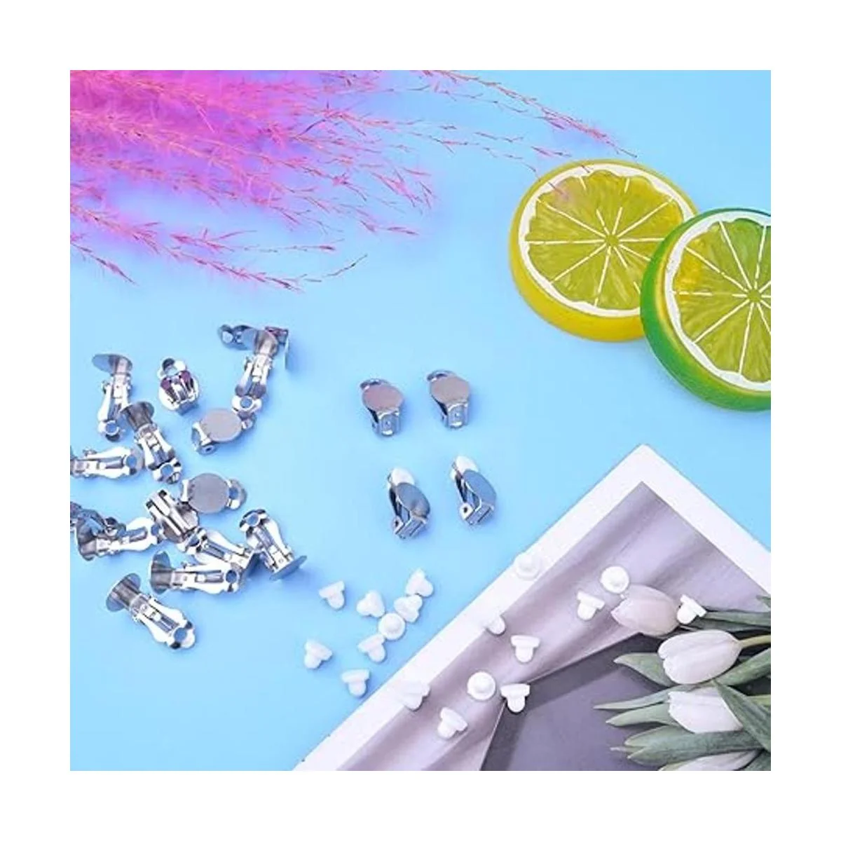 20 piezas de bandeja redonda plana con parte trasera_7