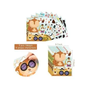 MALLMALL6 45 calcomanías de animales del bosque hacen una_2