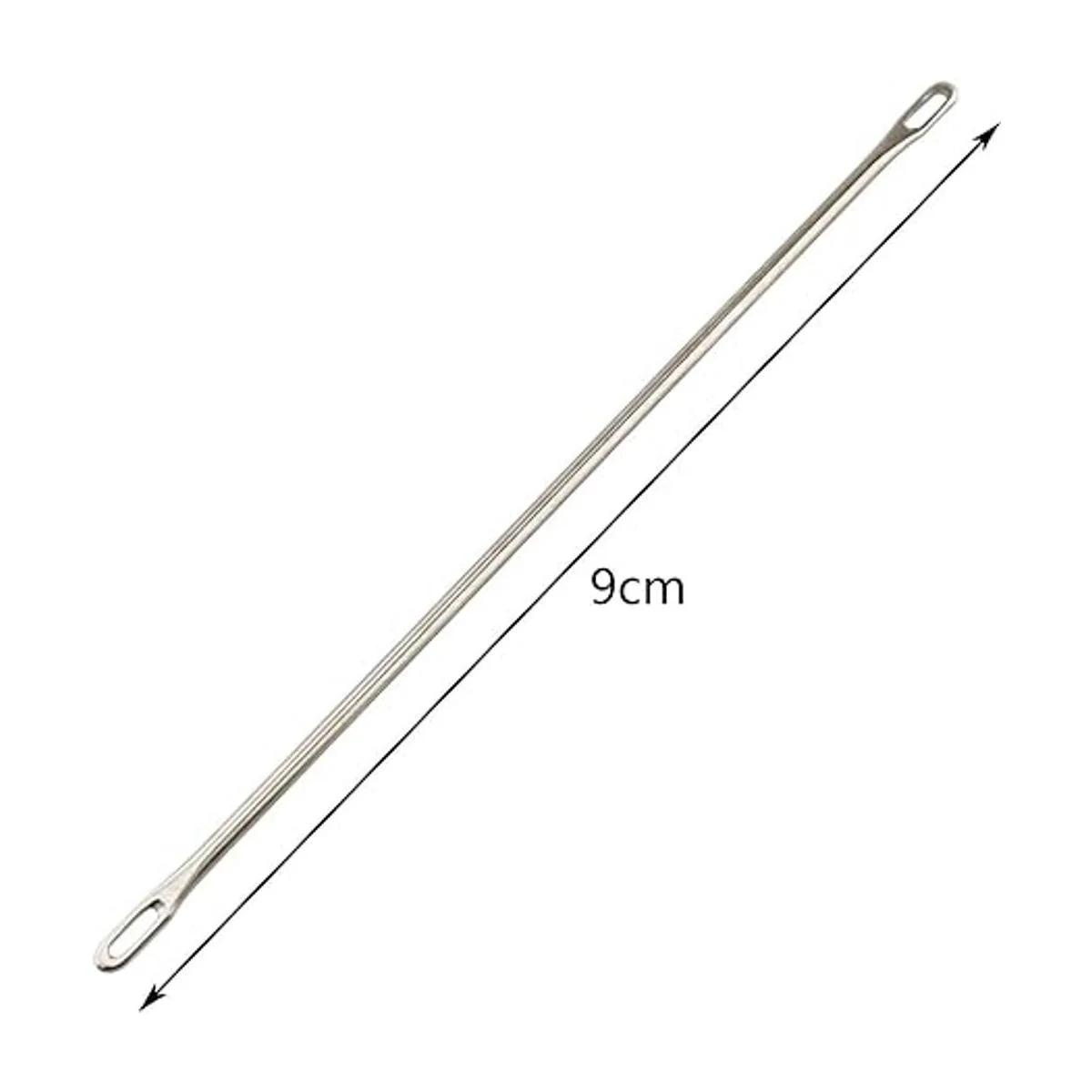 Agujas de doble ojo Tegg 2 unids 3.5 in doble ojo agujas_4