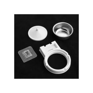 Cosmos Cenicero de acero inoxidable para montaje en pared_2