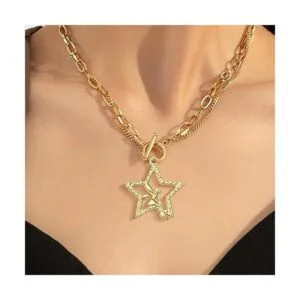 60pcs Hada en Luna Estrella Charms Aleación ngel Hada_6