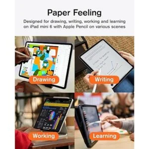 KCT Paperfeel Protector de pantalla compatible con iPad_3