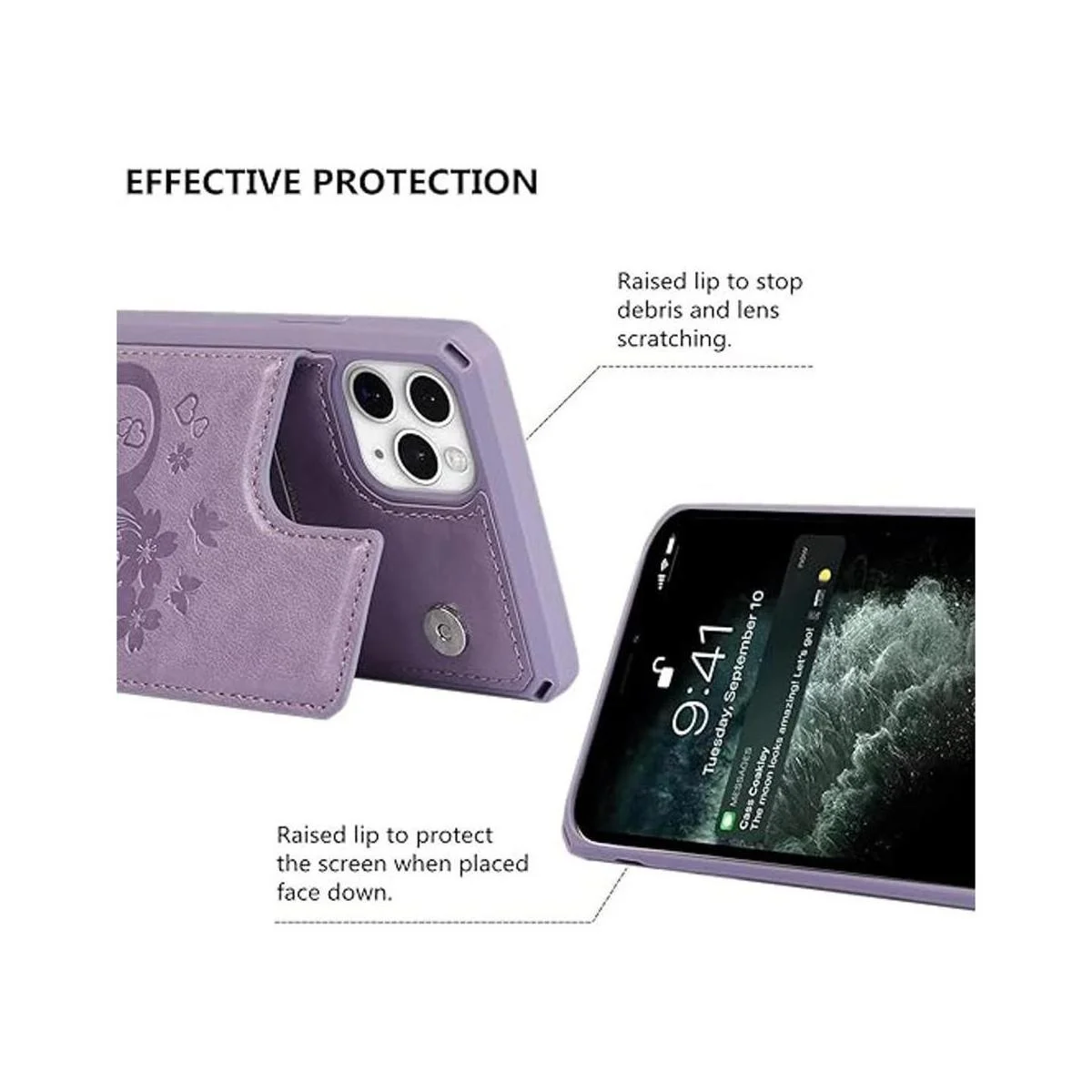 iCoverCase Funda tipo cartera para iPhone 11 Pro de 5.8_4