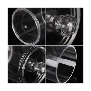 Tbestmax Soporte Qtips de plástico para baño dispensador_4