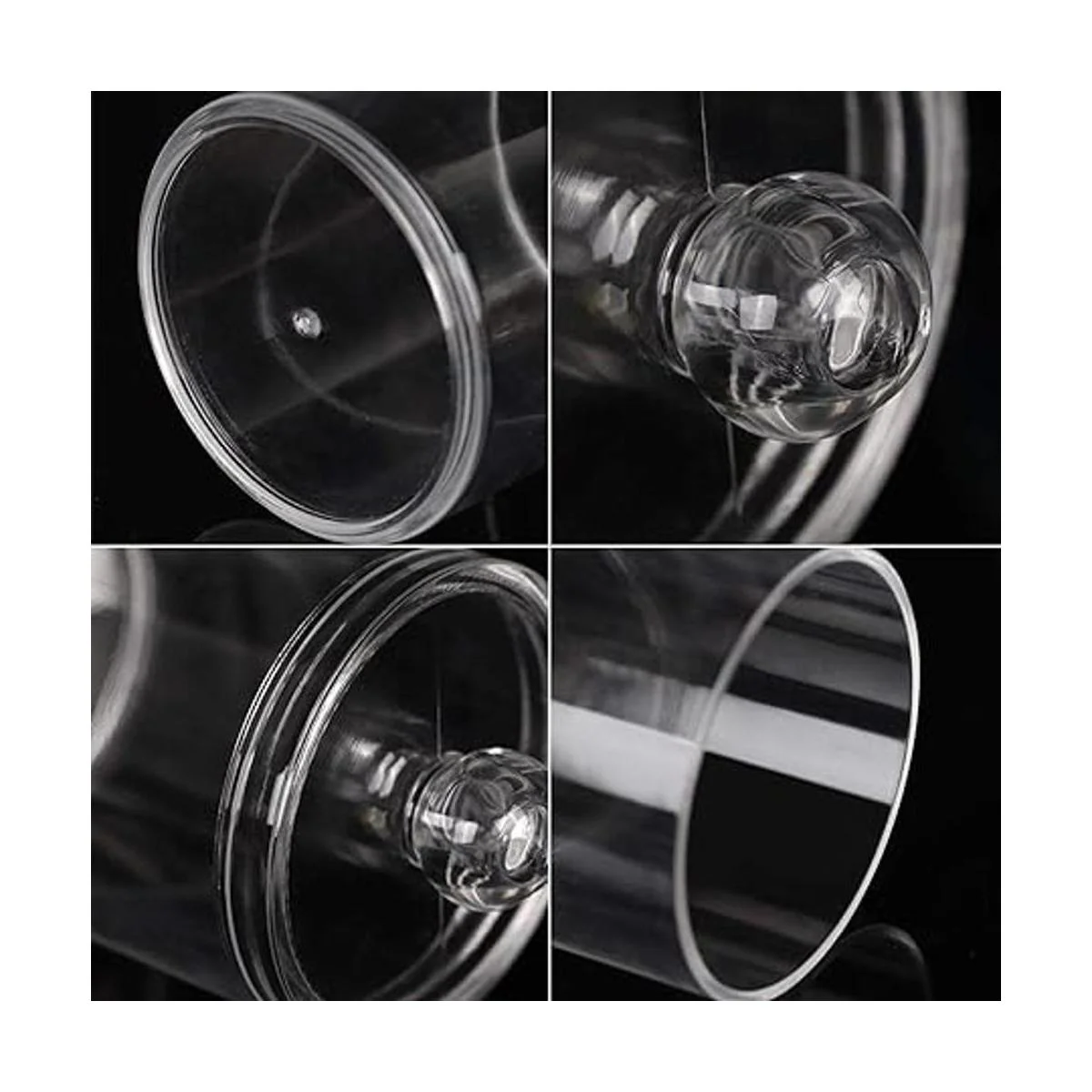 Tbestmax Soporte Qtips de plástico para baño dispensador_4