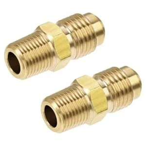 uxcell Tubo de latón SAE 45 grados 14 pulgadas de_1