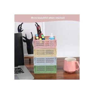 Paquete de 4 mini cestas de plástico para organizar_6