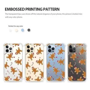 YESPURE Funda de Navidad para iPhone 13 Pro Max diseño_5