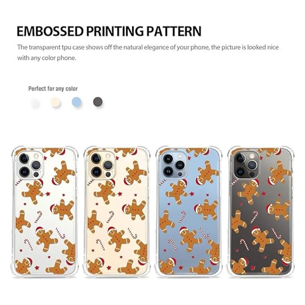 YESPURE Funda de Navidad para iPhone 13 Pro Max diseño_5