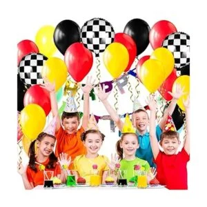 127 globos de carrera de automóvil suministros de fiesta_6