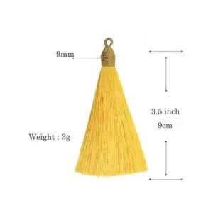 PAMIR TONG 26 borlas elegantes y sedosas de 3.5 in para_5