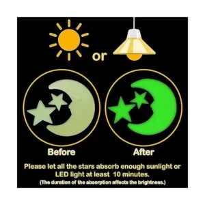 Estrellas fluorescentes ultra brillantes en la oscuridad_6