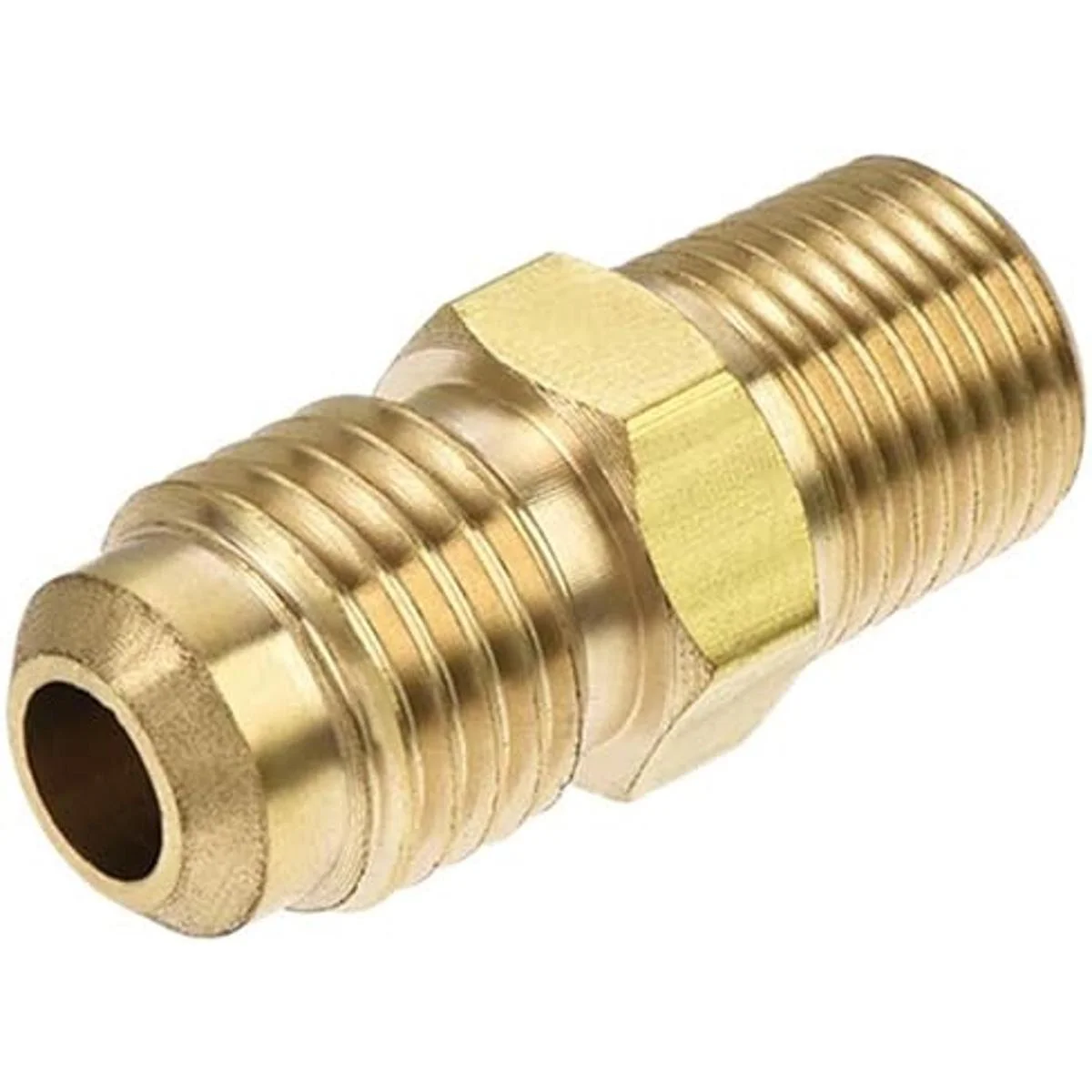 uxcell Tubo de latón SAE 45 grados 14 pulgadas de_3