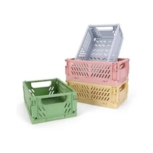 Paquete de 4 mini cestas de plástico para organizar_1