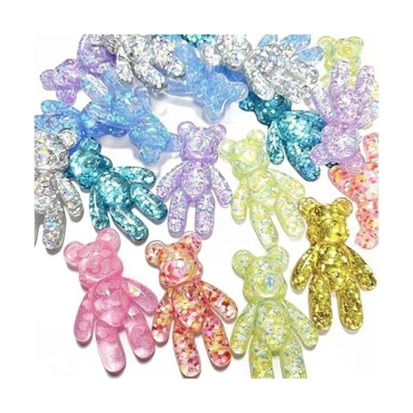 Daimay 20 piezas de 10 colores lindos colgantes de oso de_5