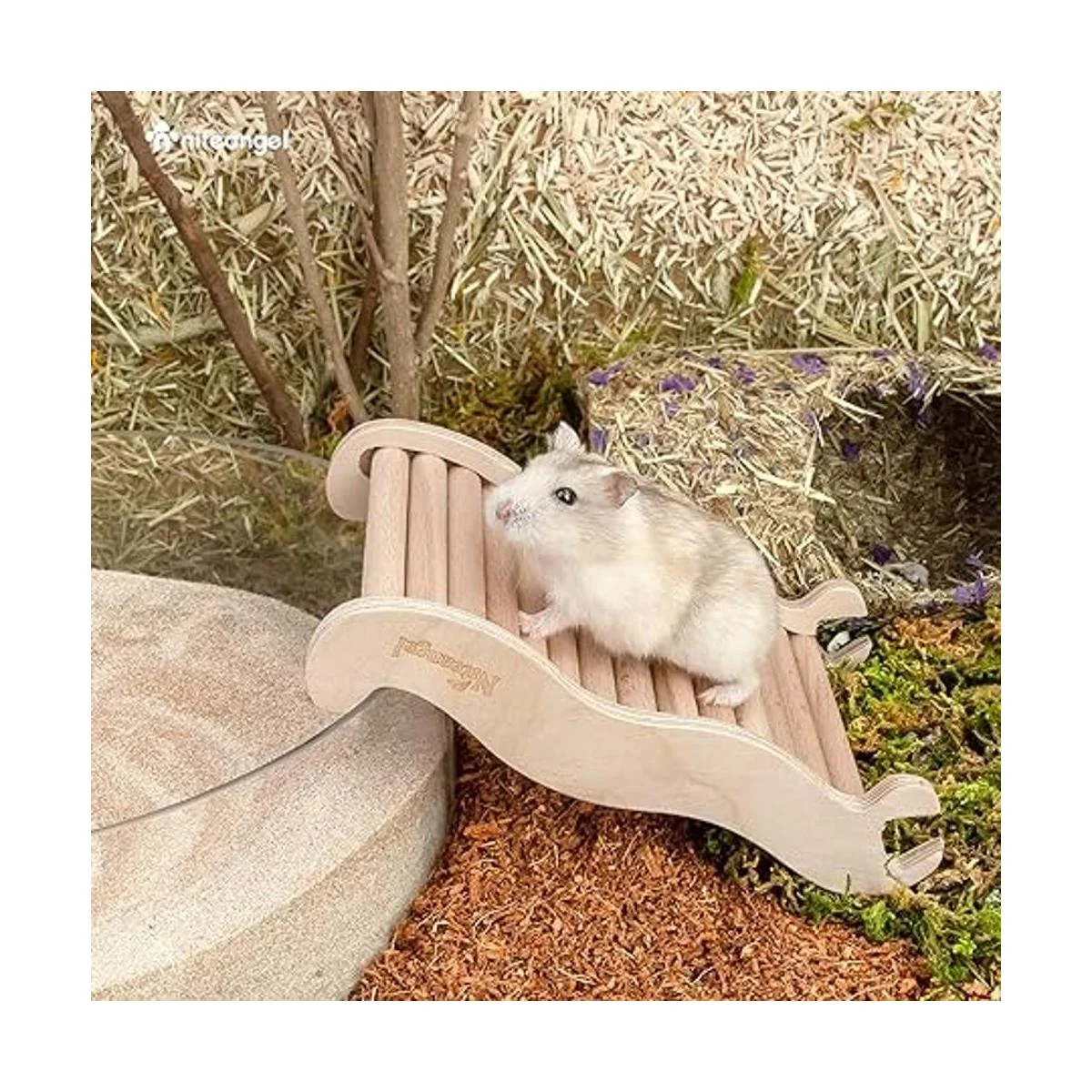 Niteangel Juguete de escalada para hámsteres jerbos_2