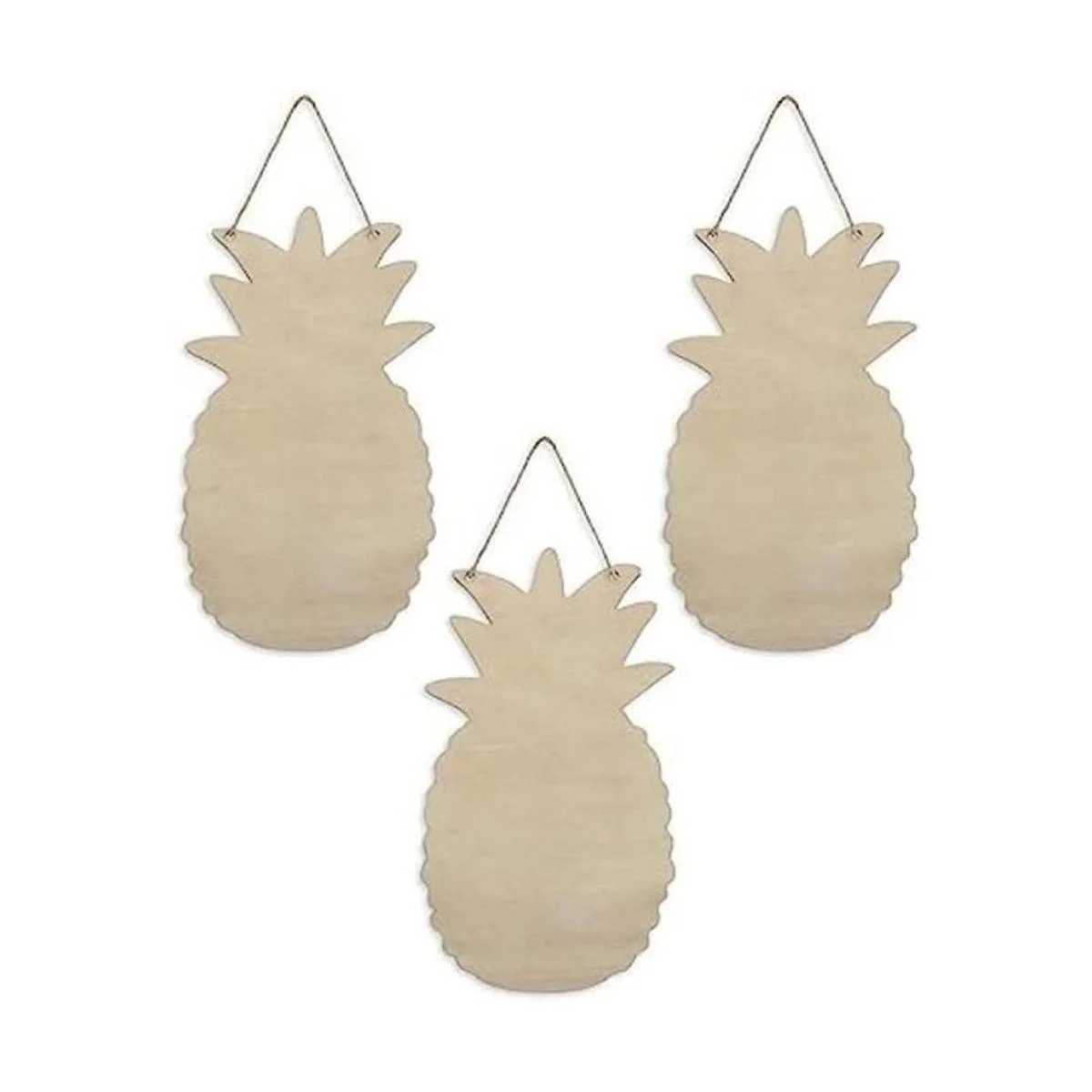 JANOU Placa de madera con forma de piña sin terminar 3_1