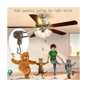 Interruptor de luz de ventilador de techo Zing Ear_6