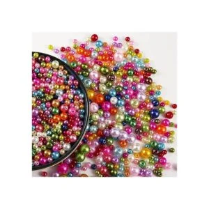 ToBeIT 2270 cuentas de satén luste cuentas de plástico de_5