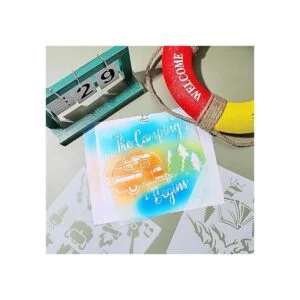 9 plantillas de dibujo de campamento temático campamento_4