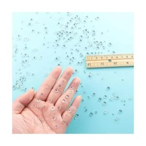 1400 piezas de gotas de agua de rocío adornos de gotas de_3