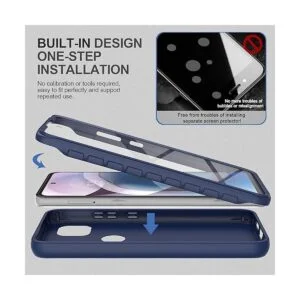 Funda protectora para Motorola One 5G Ace con protector de_5