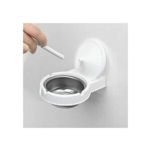 Cosmos Cenicero de acero inoxidable para montaje en pared_5