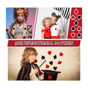 24 parches para jugar con plancha color rojo y negro con_6