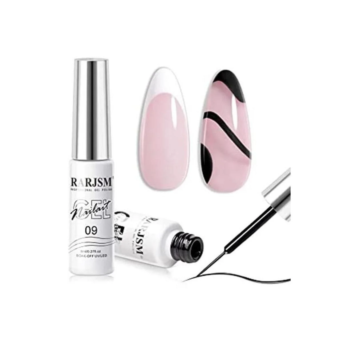 RARJSM Gel de arte de uñas esmalte de gel para forro_1