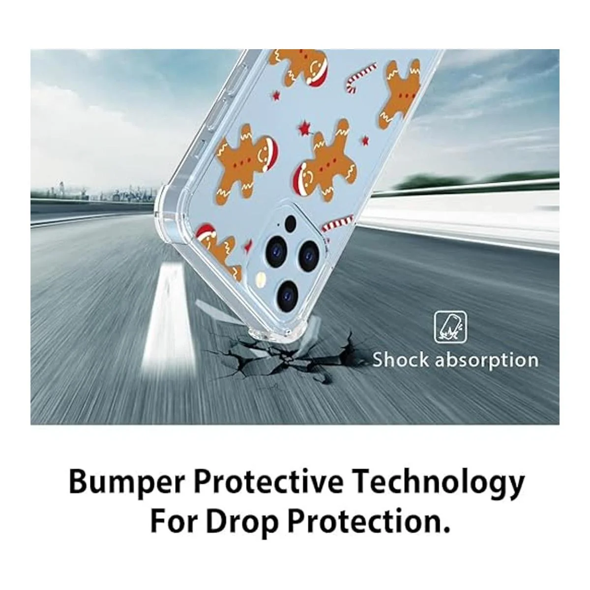 YESPURE Funda de Navidad para iPhone 13 Pro Max diseño_3