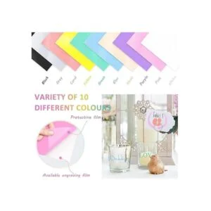 YIZHEN Juego de 12 hojas de vinilo adhesivas permanentes_4