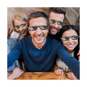 3 Pack al por mayor Thug Life 8 Bits Pixelated Meme Party_4