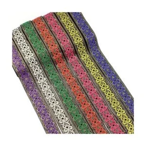 MSCFTFB Patrones de palmette cinta de tela tejida franja_2