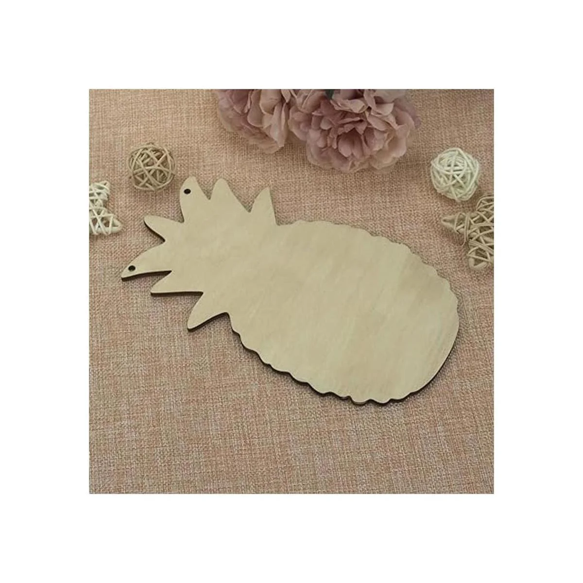 JANOU Placa de madera con forma de piña sin terminar 3_5