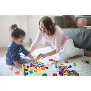 Attmu Rompecabezas del alfabeto de madera para niños_6