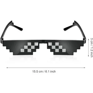 3 Pack al por mayor Thug Life 8 Bits Pixelated Meme Party_2