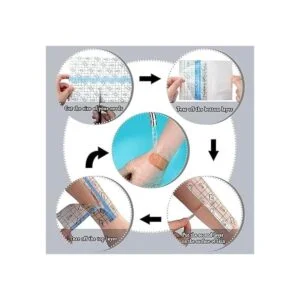 2 rollos de vendaje adhesivo transparente elástico_3