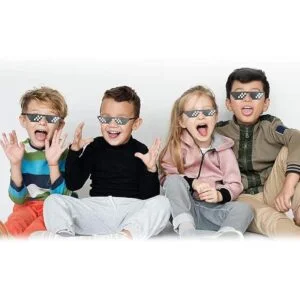 3 Pack al por mayor Thug Life 8 Bits Pixelated Meme Party_6