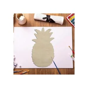 JANOU Placa de madera con forma de piña sin terminar 3_6