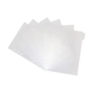 6 agujeros transparente separador de carpetas con pestañas_1