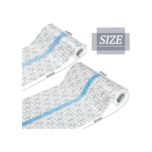 2 rollos de vendaje adhesivo transparente elástico_2