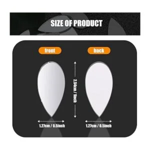 Purpeak Espejos artesanales en forma de lágrima mini_2