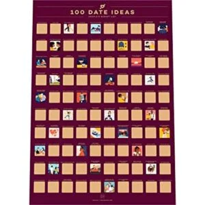 Poster con 100 citas para raspar Lista para hacer en_1