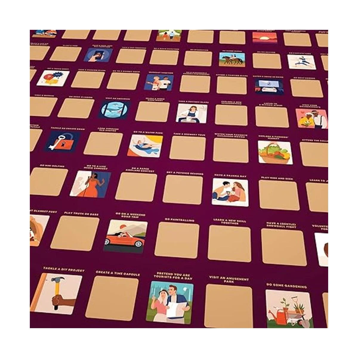 Poster con 100 citas para raspar Lista para hacer en_4