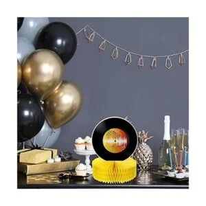 9 piezas de centro de mesa con diseño de panal de abejas_6