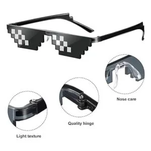 3 Pack al por mayor Thug Life 8 Bits Pixelated Meme Party_3