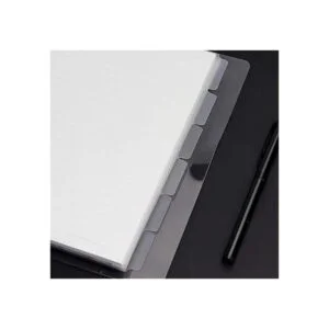 6 agujeros transparente separador de carpetas con pestañas_3