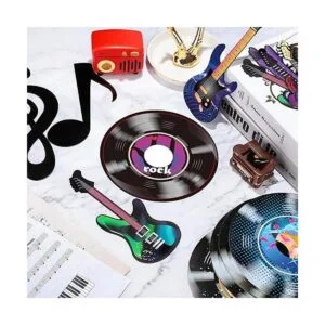 40 piezas de decoraciones de fiesta musical notas_3