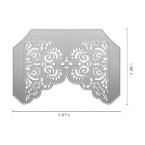 Plantilla de metal para tarjetas de invitación de boda_2